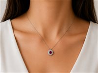 Collana Mirco Visconti Donna in Oro Rubino 1.14 Ct AM244/100R - AM244/100R